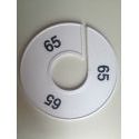 Klika - Maatring 11 cm wit/zwart 65