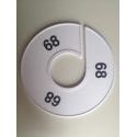 Klika - Maatring 11 cm wit/zwart 68