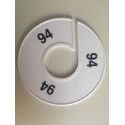 Klika - Maatring 11 cm wit/zwart 94