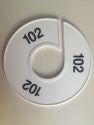 Klika - Maatring 11 cm wit/zwart 102