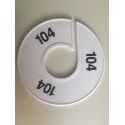 Klika - Maatring 11 cm wit/zwart 104