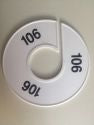 Klika - Maatring 11 cm wit/zwart 106