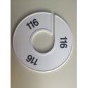 Klika - Maatring 11 cm wit/zwart 116