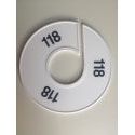 Klika - Maatring 11 cm wit/zwart 118
