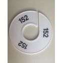 Klika - Maatring 11 cm wit/zwart 152