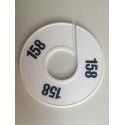 Klika - Maatring 11 cm wit/zwart 158