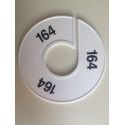 Klika - Maatring 11 cm wit/zwart 164