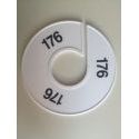 Klika - Maatring 11 cm wit/zwart 176