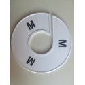 Klika - Maatring 11 cm wit/zwart M