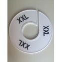 Klika - Maatring 11 cm wit/zwart XXL