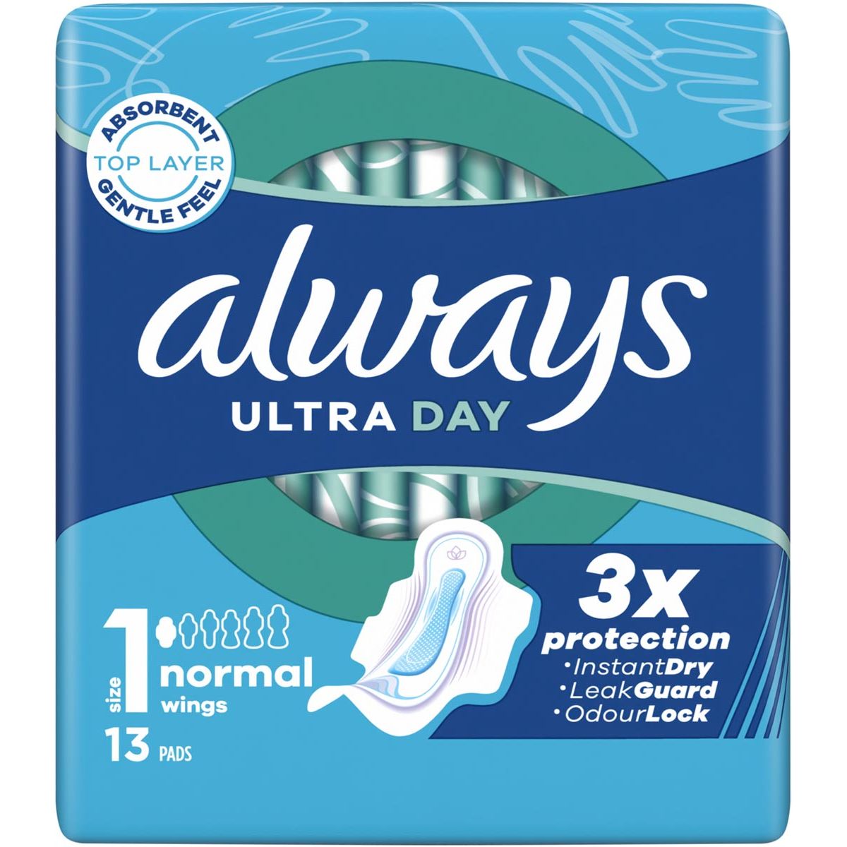 Always - Ultra Day maandverband Normal, pak van 13 stuks