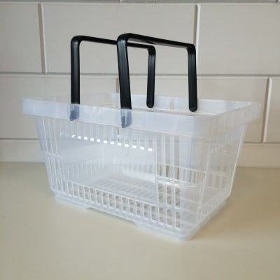 Klika - Panier de courses transp 2 anses 22 litres