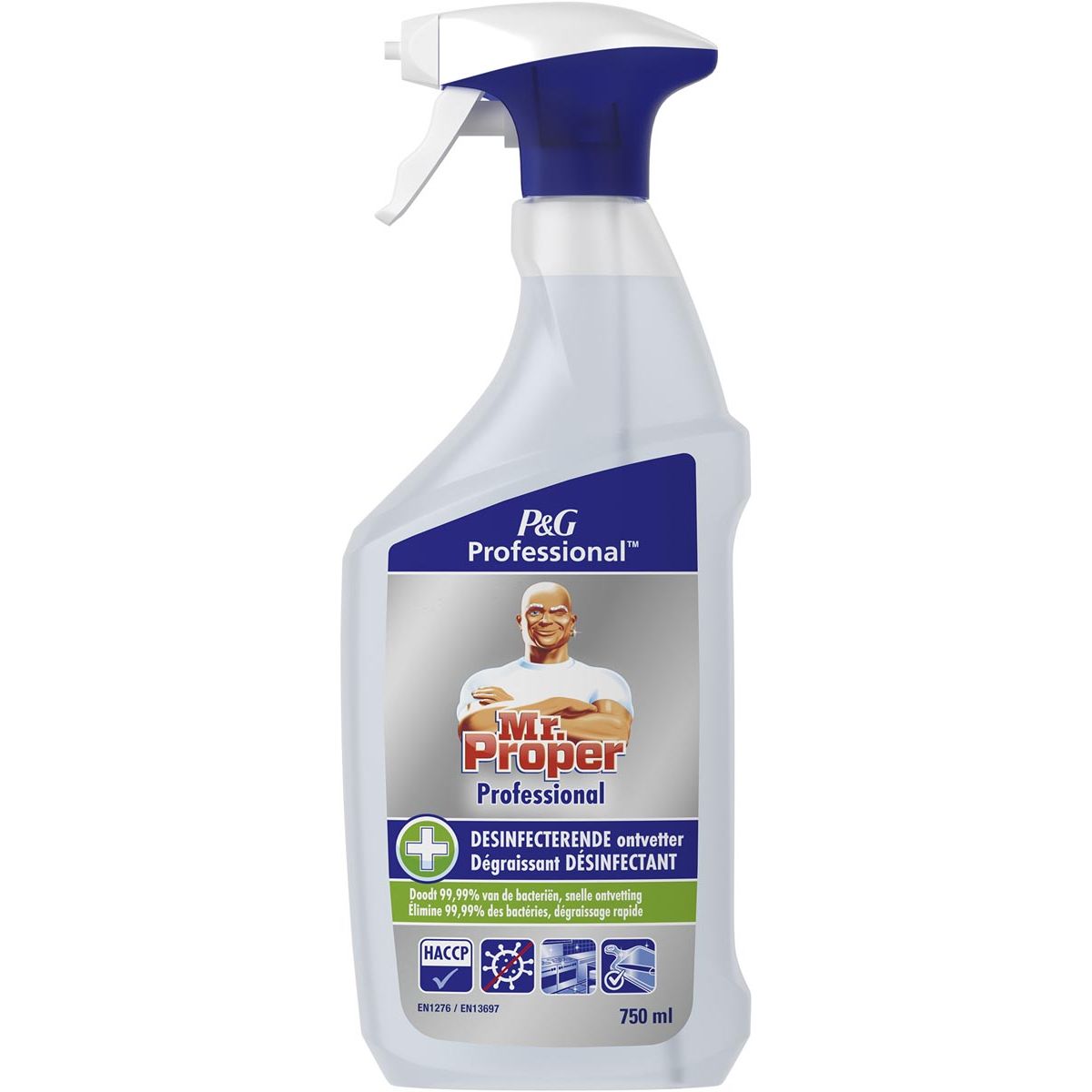 Mr. Proper - desinfecterende ontvetter, spray van 750 ml