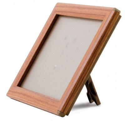 Klika - Cadre clic 15x21cm ALU 15mm A5 aspect bois 7 pièces
