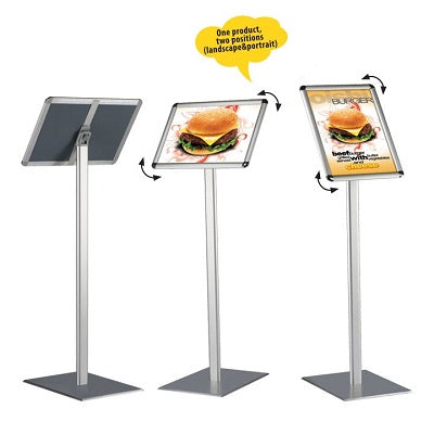 Klika - Info standard 30x42 cm ALU profilé pliant 2 pièces