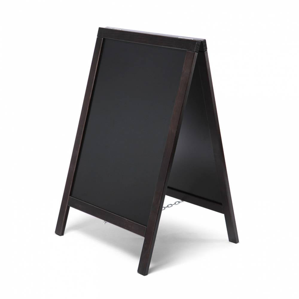 Klika - Panneau de trottoir à craie noir lxh 55x85 cm