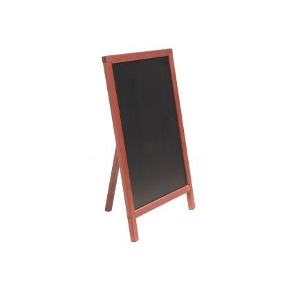 Klika - Krijtstoepbord mahonie bxh 55x85cm halve