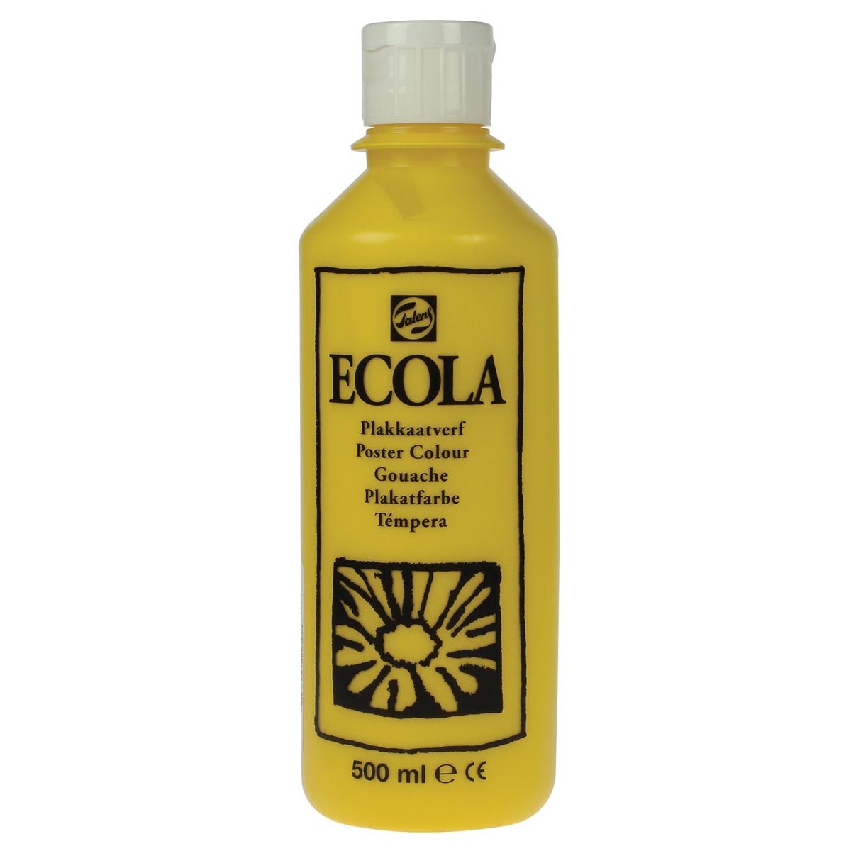 Talens - Gouache Ecola flacon 500 ml, jaune