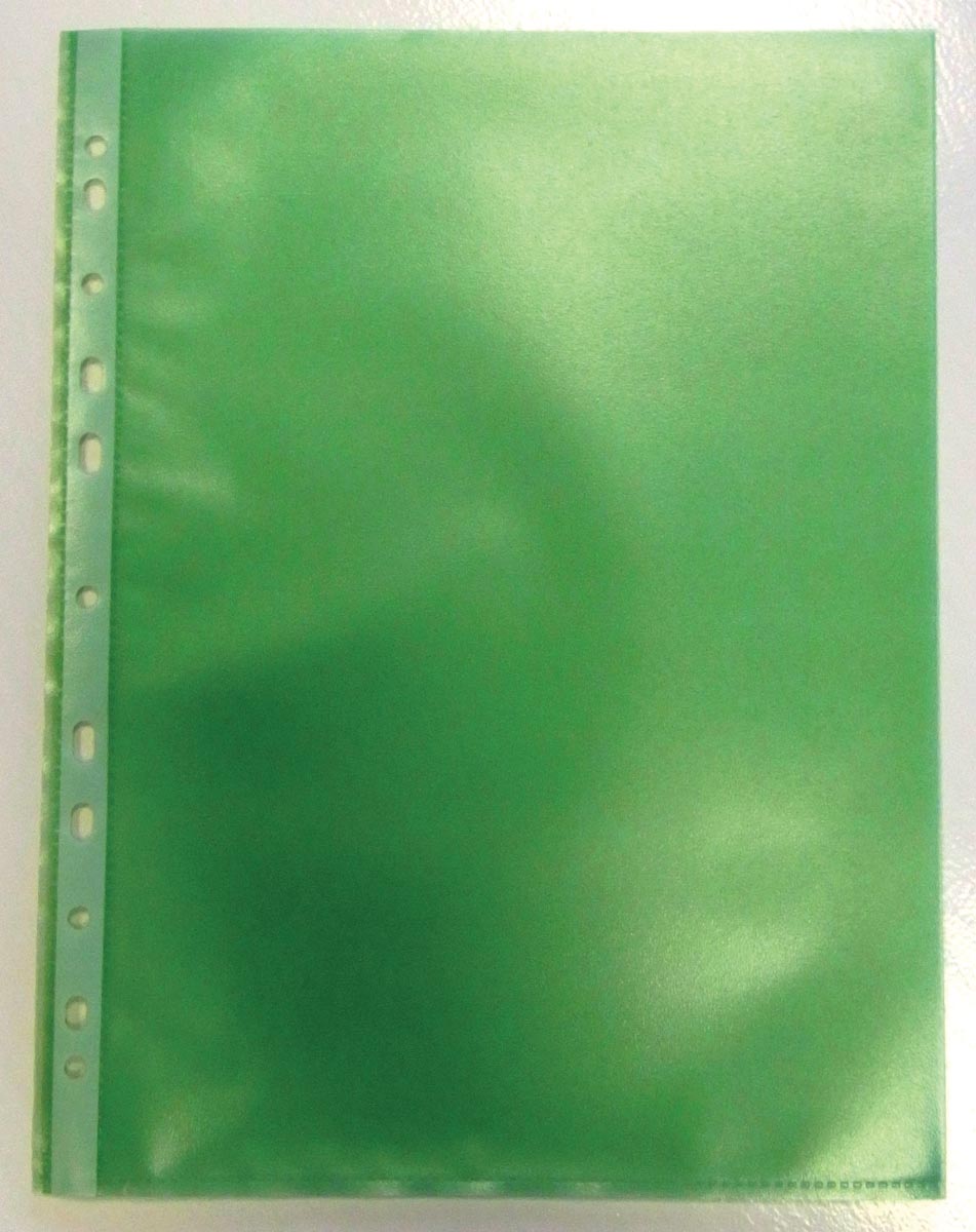 Bronyl - Perforierte Showtasche, grün, 50er Pack