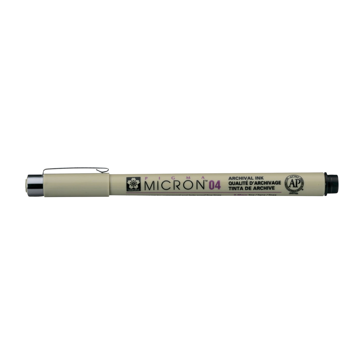 Sakura - Fineliner pigma micron 04 0.4mm noir