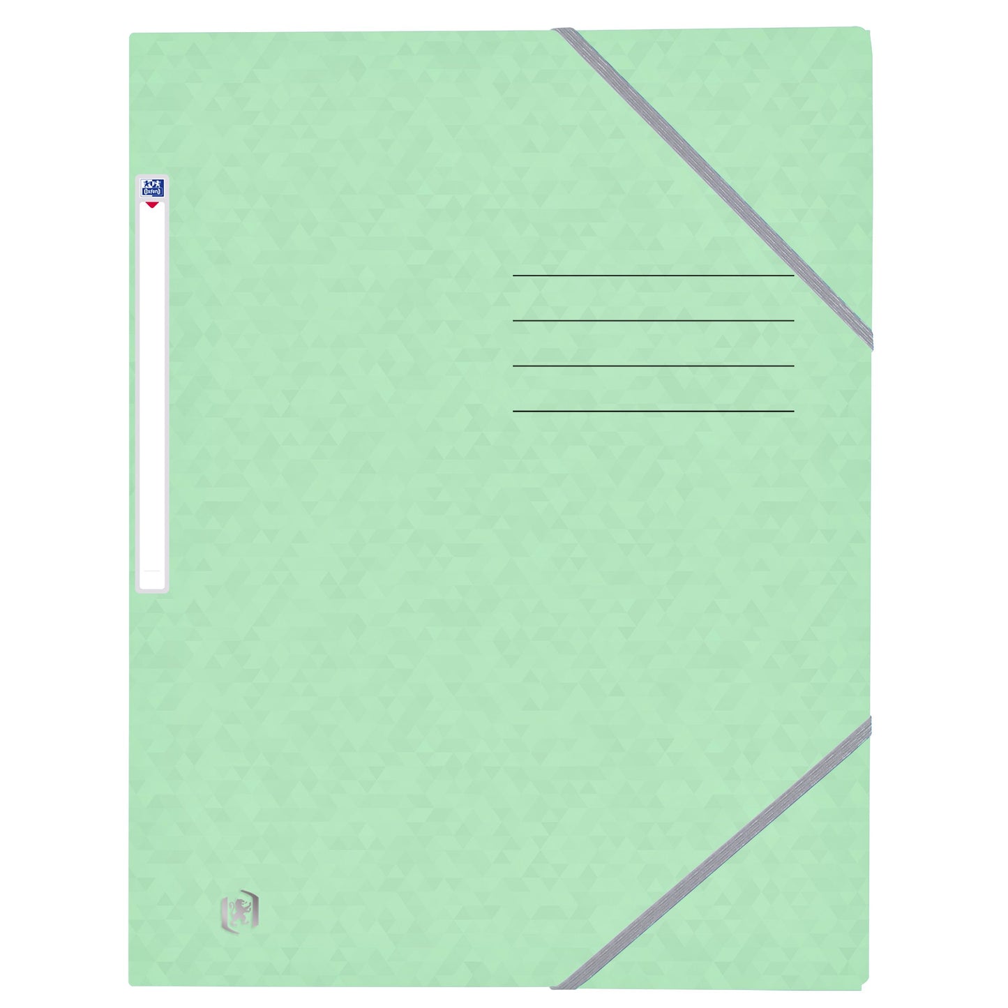 Oxford - Elastomap Top File+ A4 3 kleppen 390gr pastel groen