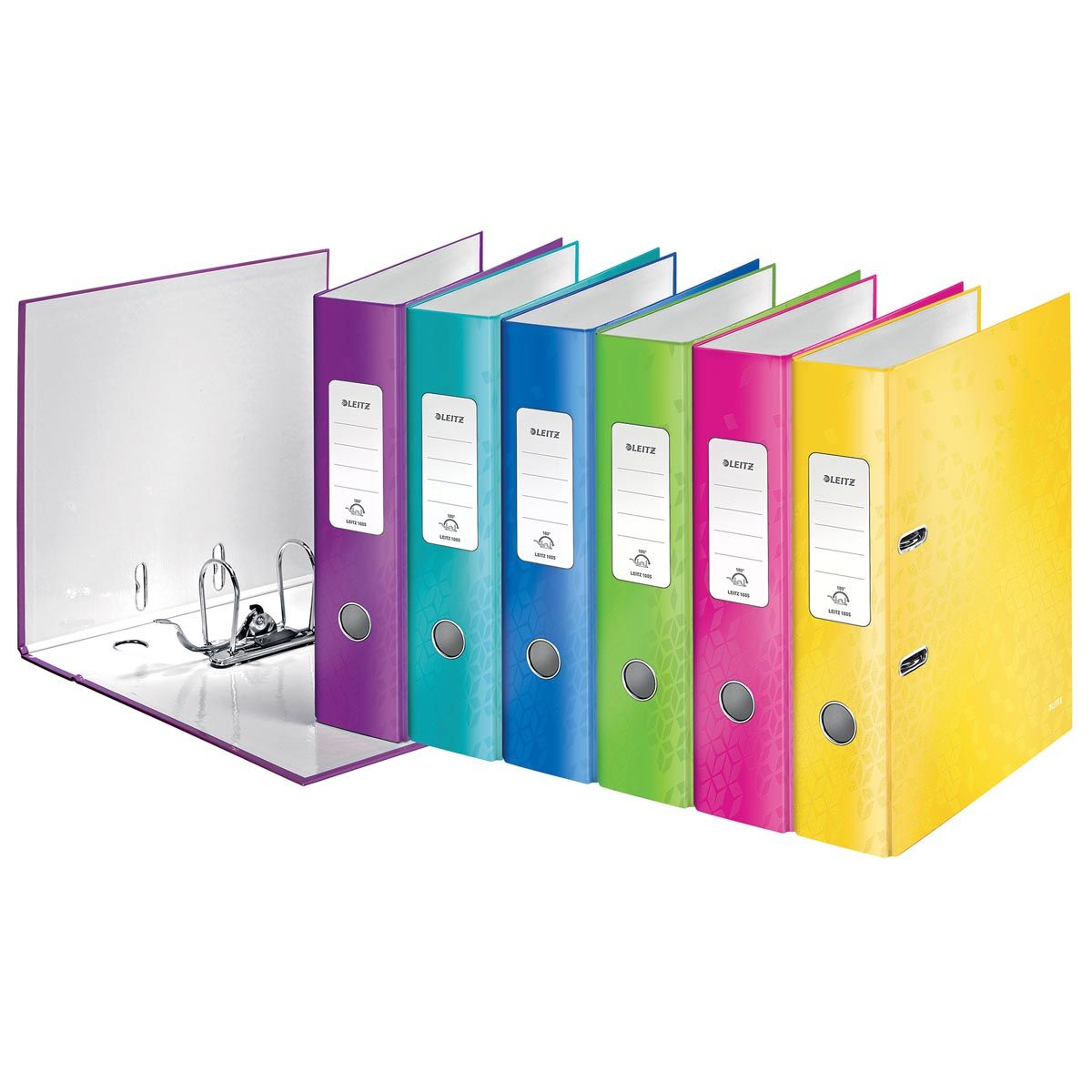 Leitz - Dossier WOW, couleurs assorties, dos de 8,0 cm