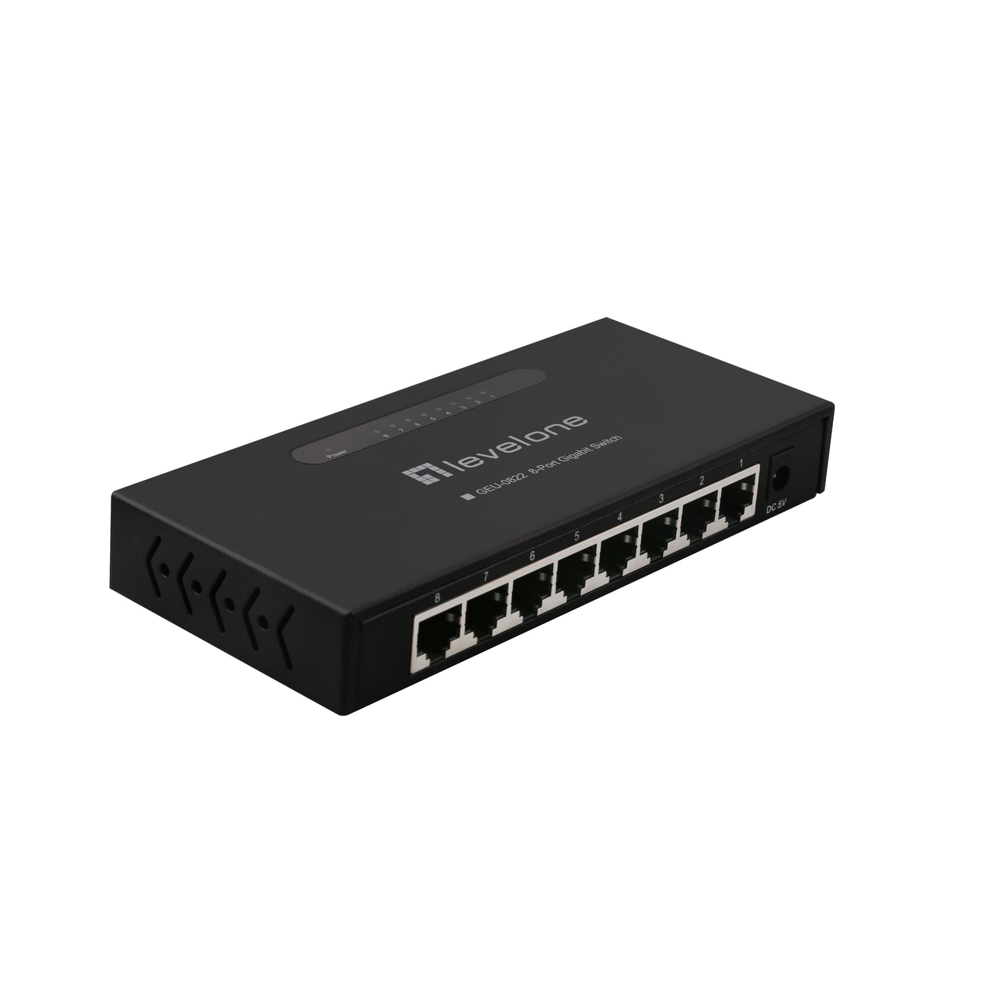 LEVEL ONE - LevelOne GEU-0822 netwerk-switch Unmanaged Gigabit Ethernet (10/100/1000) Zwart