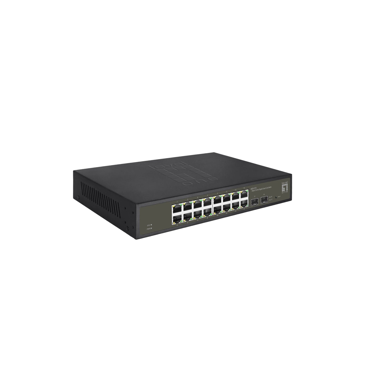 LEVEL ONE - LevelOne GES-2118 netwerk-switch Managed L2 Gigabit Ethernet (10/100/1000) Zwart