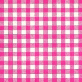 Klika - Cadeaupapier Geschenkpapier Hotpink squares on white ribbed 50 cm