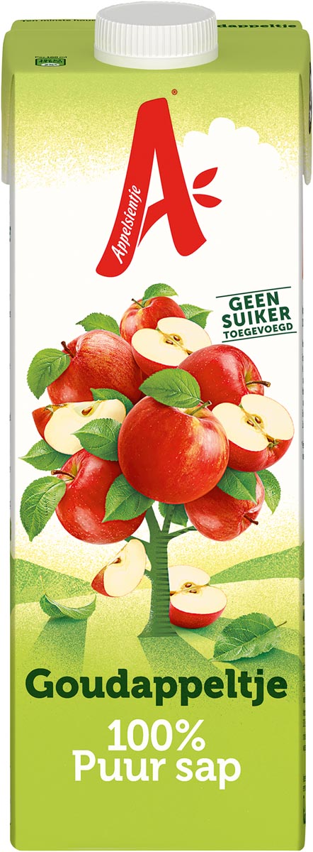 Appelsientje - Goudappeltje 1 l, Packung mit 12 Stück