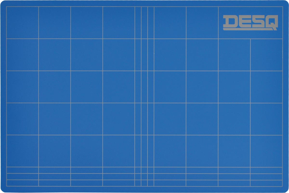 Desq - snijmat, 3-laags, blauw, ft 30 x 45 cm