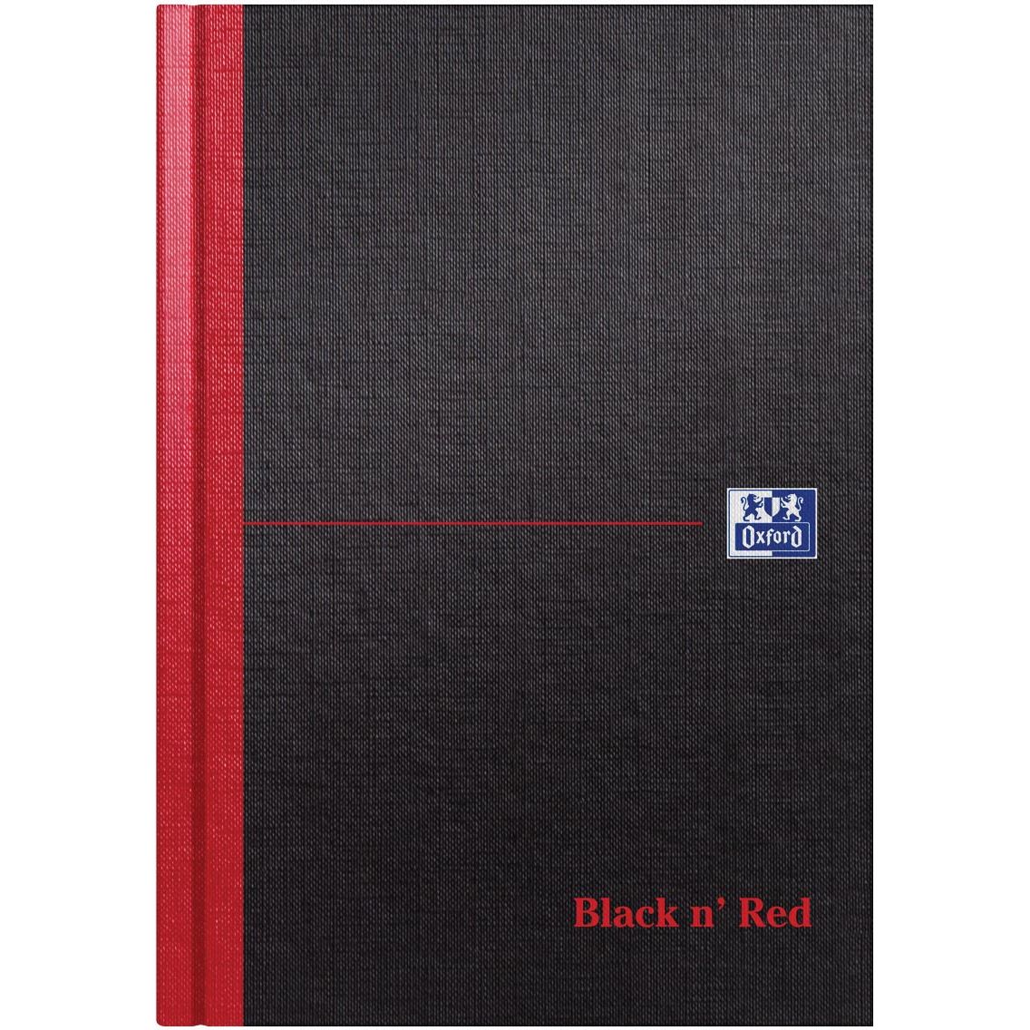 Oxford - Notizbuch Black n' Red A5 96 Blatt Linie