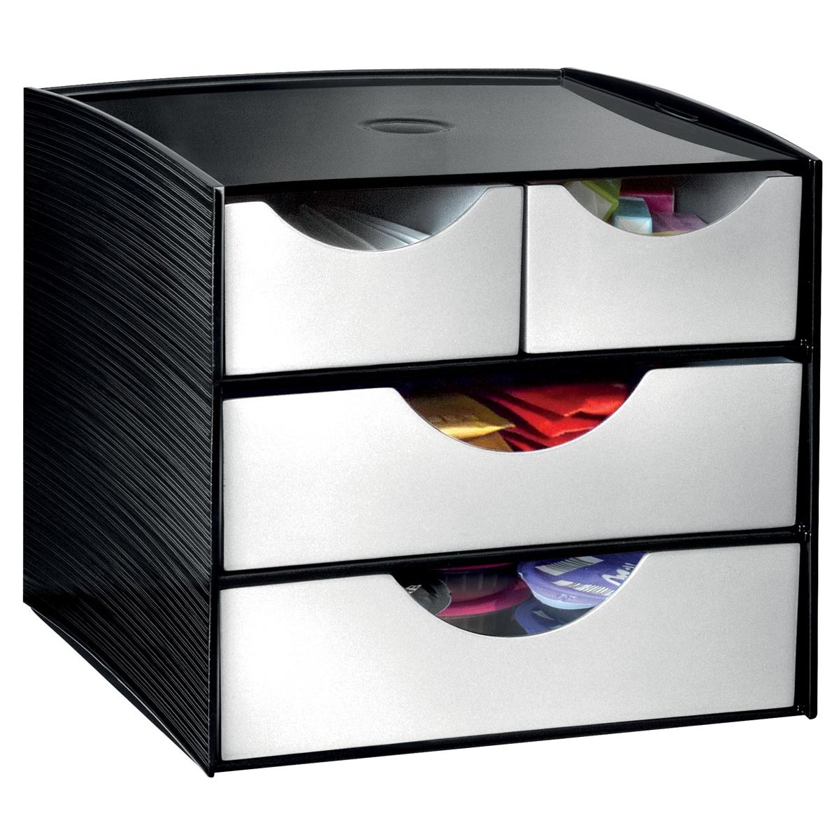 Take A Break by CEP - ladenblok voor koffiehoek, ft 18,6 x 18,5 x 17,5 cm, zwart/grijs