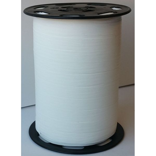 Ruban à friser aspect papier 10mm x 250 mètres couleur 51 Blanc