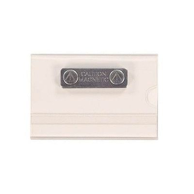 Klika - Badge transp 54x86mm magneetsluiting