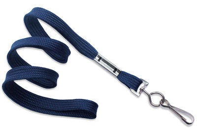 Klika - Lanyard avec crochet en métal, largeur 10mm foncé