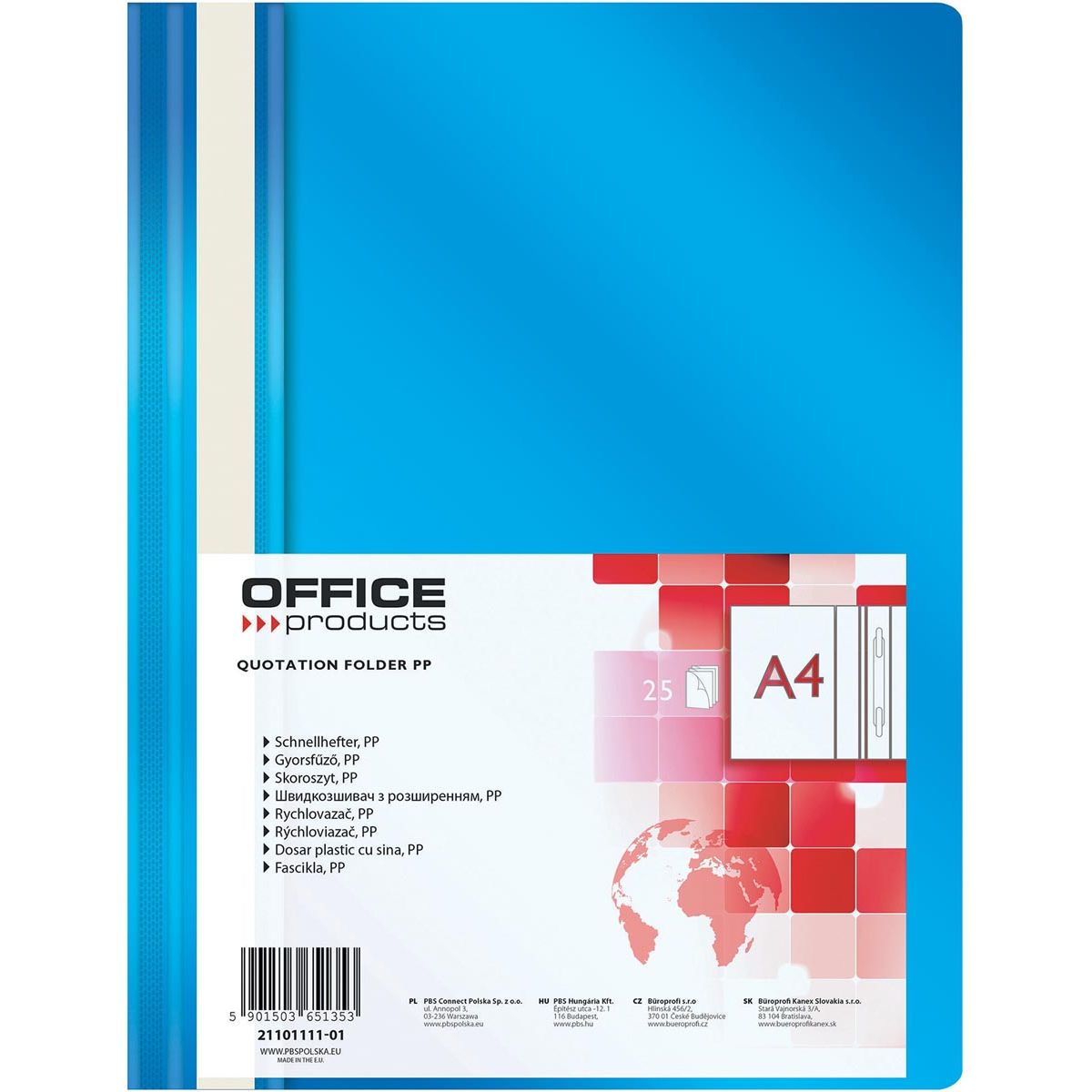 Produits OFFICE - dossier Quick-Fix, bleu
