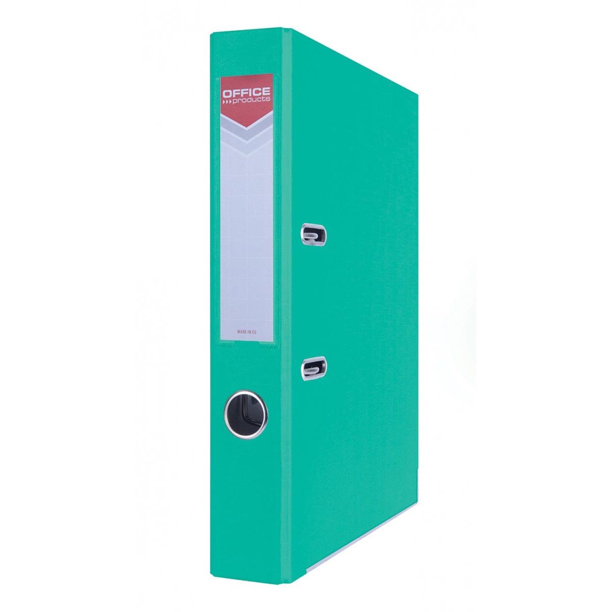 OFFICE products - ordner, voor A4, uit karton, rug van 5,5 cm, turquoise
