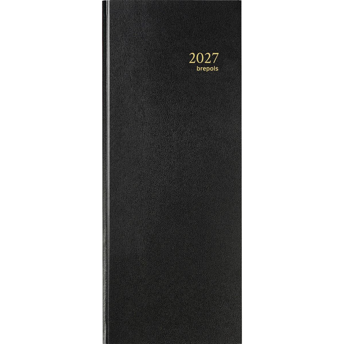 Brepols - Agenda 2026 Saturn Lima 1 jour/1 page noir
