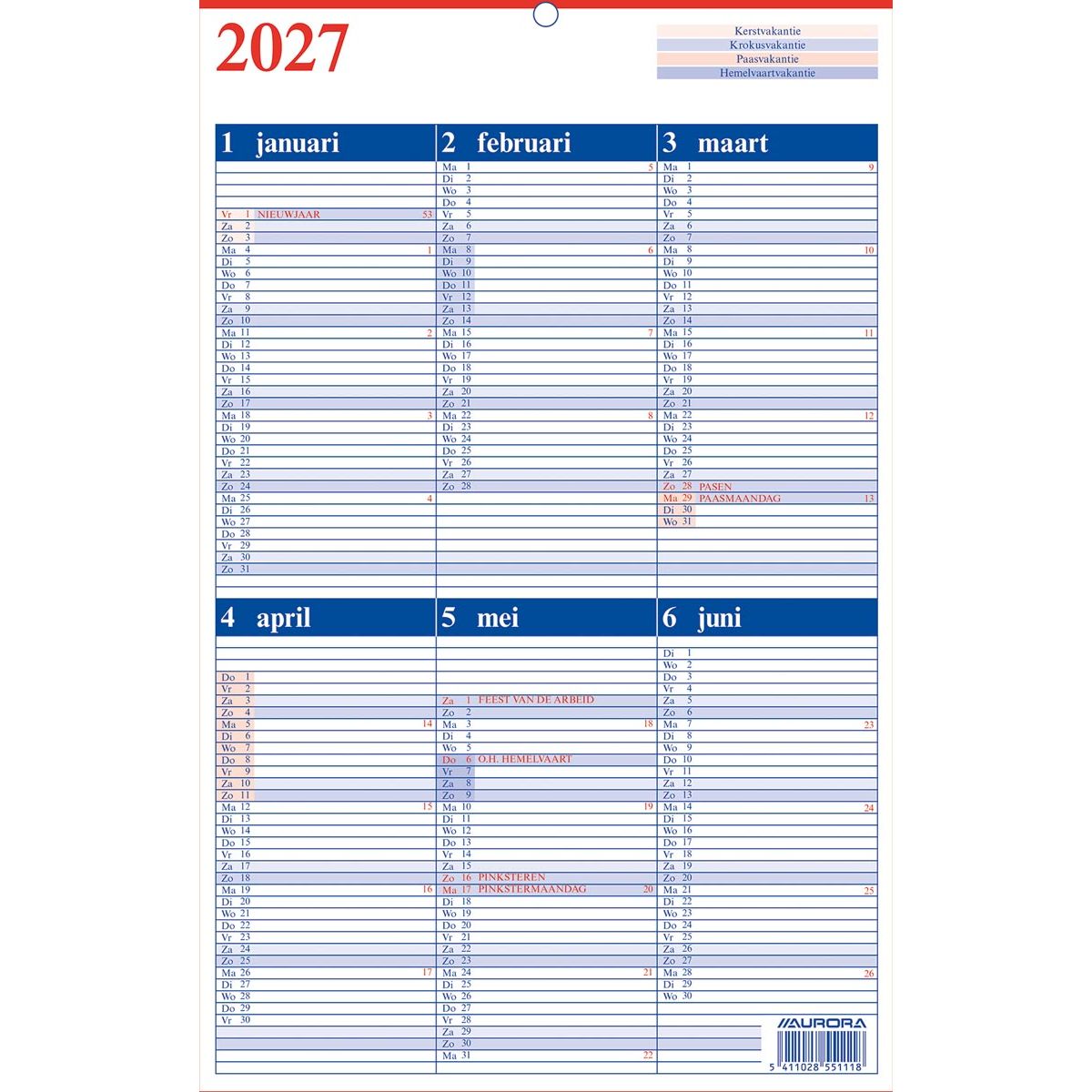 Aurora - Memento 10 Néerlandais, 2026