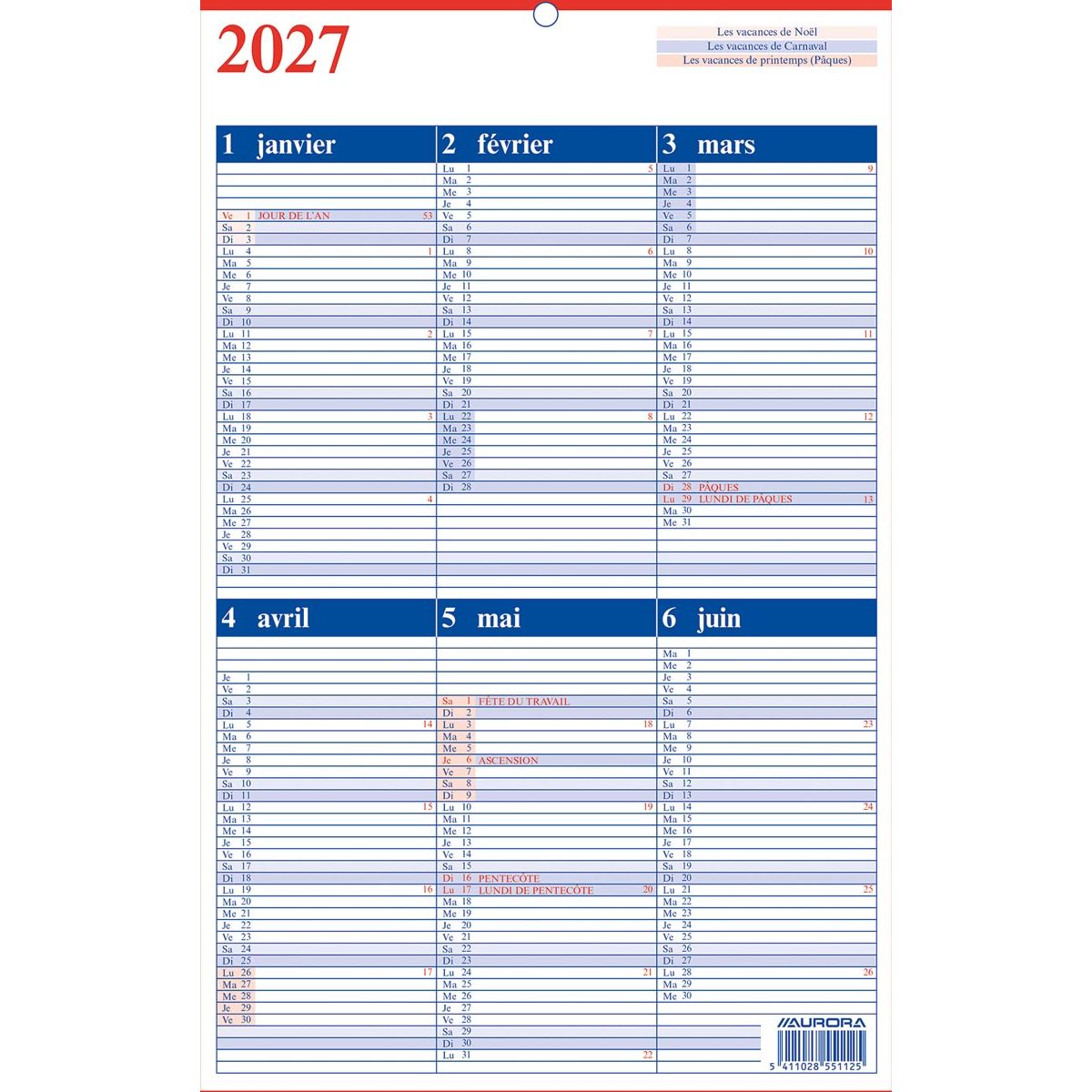 Aurora - Memento 10 Français 2026