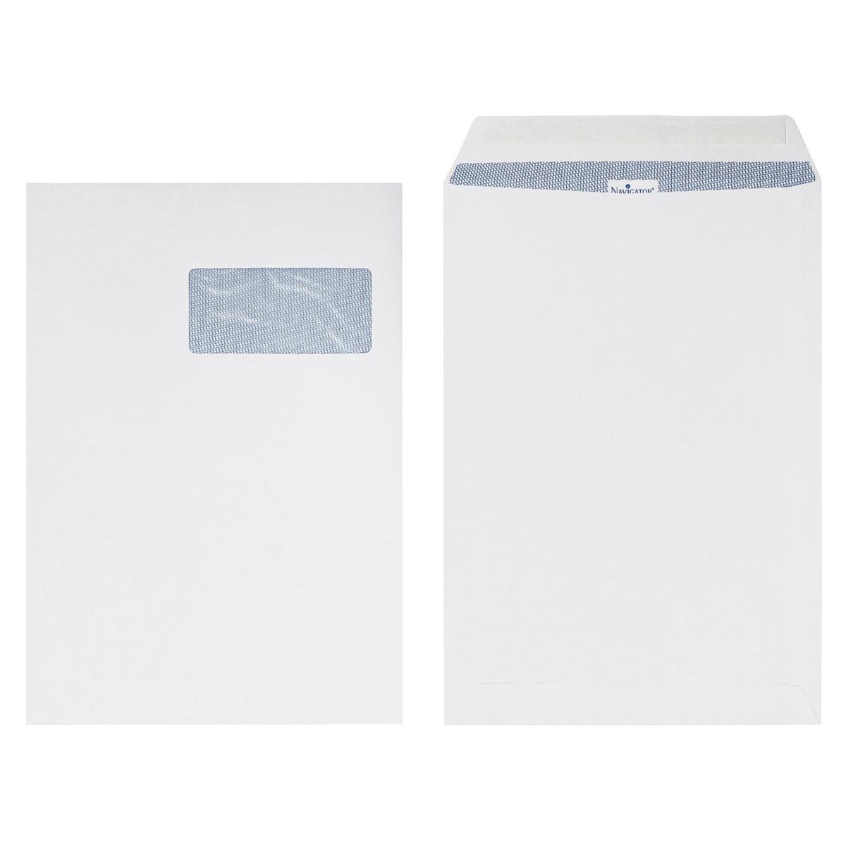 Navigator - Taschenumschläge ft 229 x 324 mm, mit Fenster rechts (ft 50 x 110 mm), Karton à 250 Stück