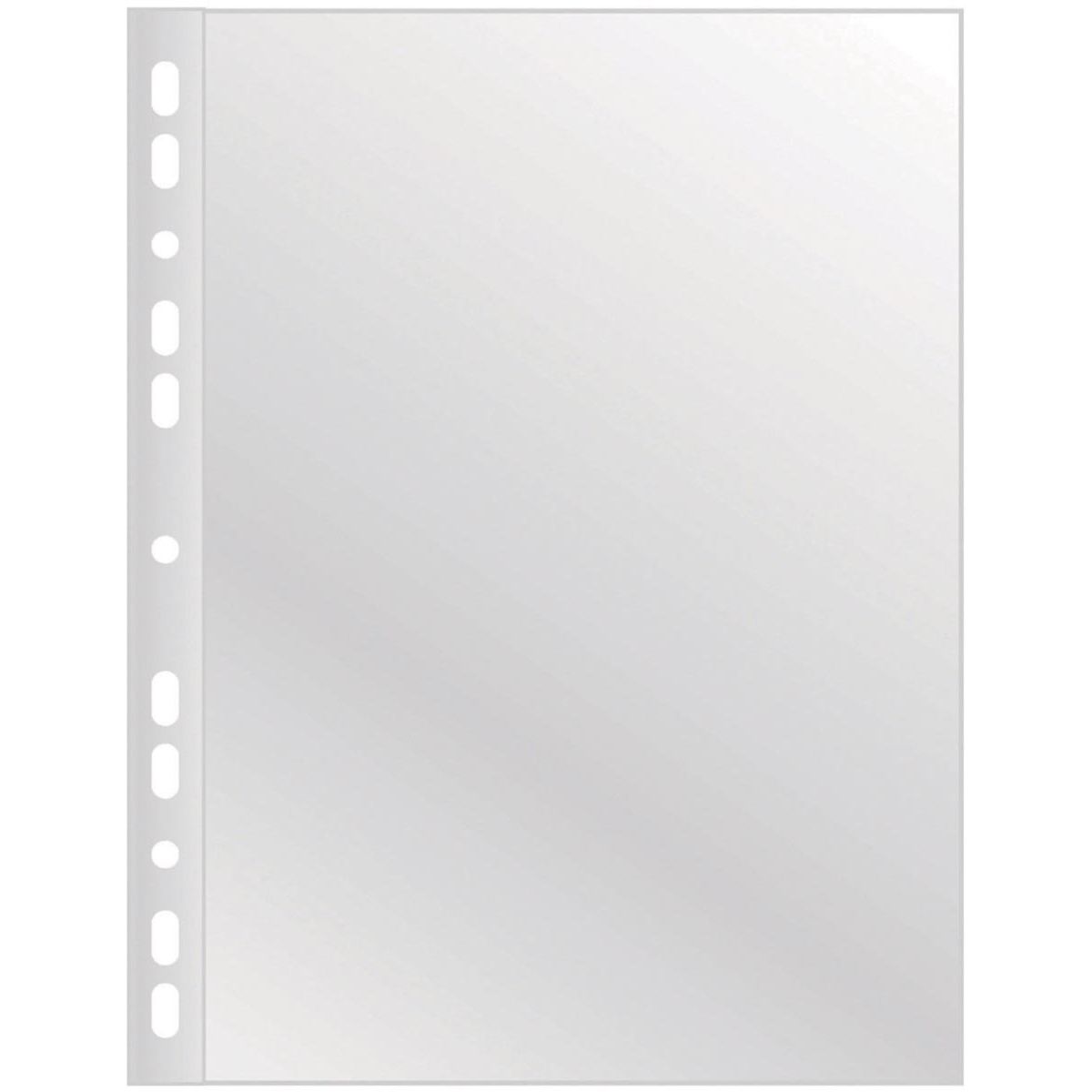 Produits OFFICE - sac de présentation perforé, ft A4, 55 microns, transparent, boîte de 100 pièces