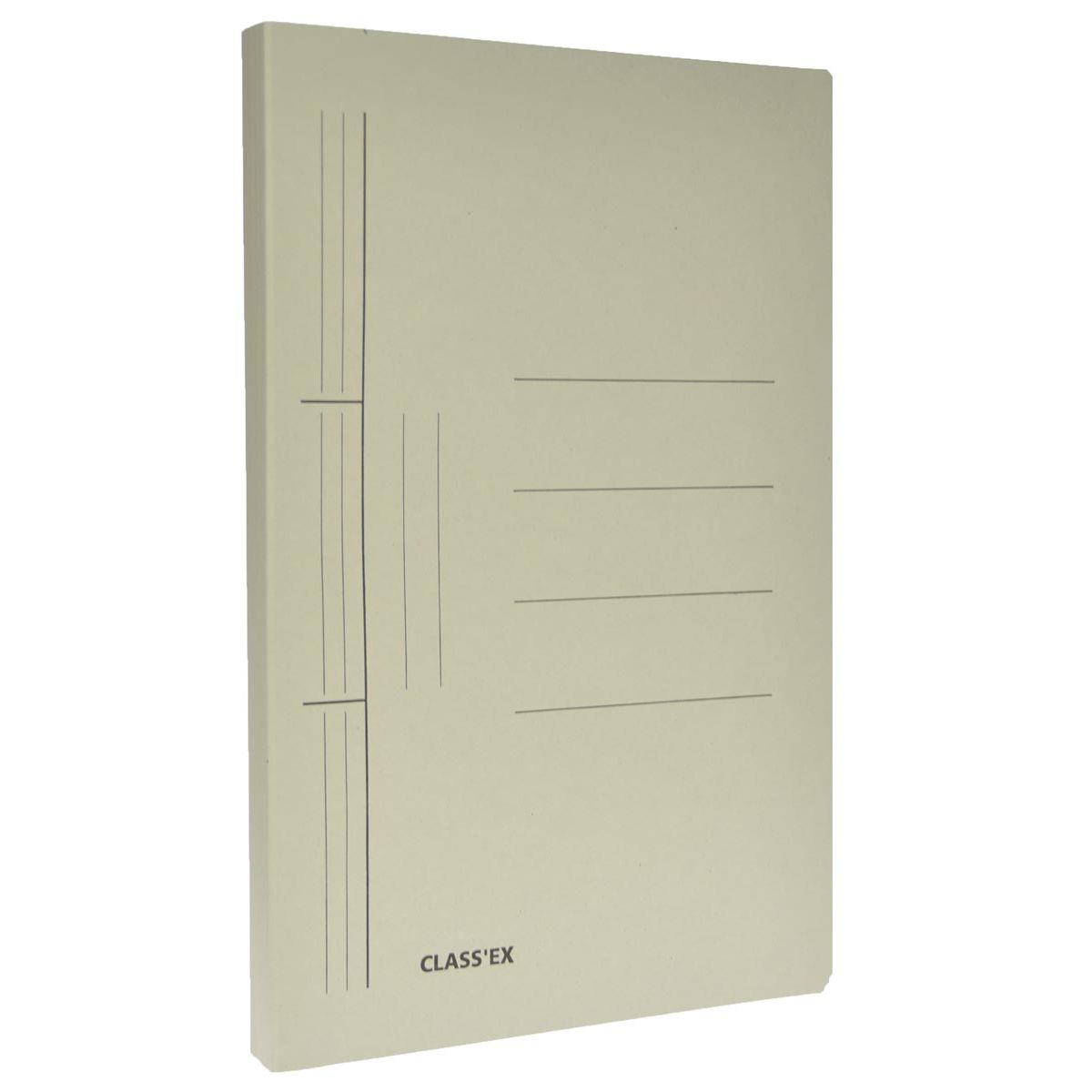 Classex - Klebemappe Class'ex, ft 25 x 32 cm (für ft A4), grau