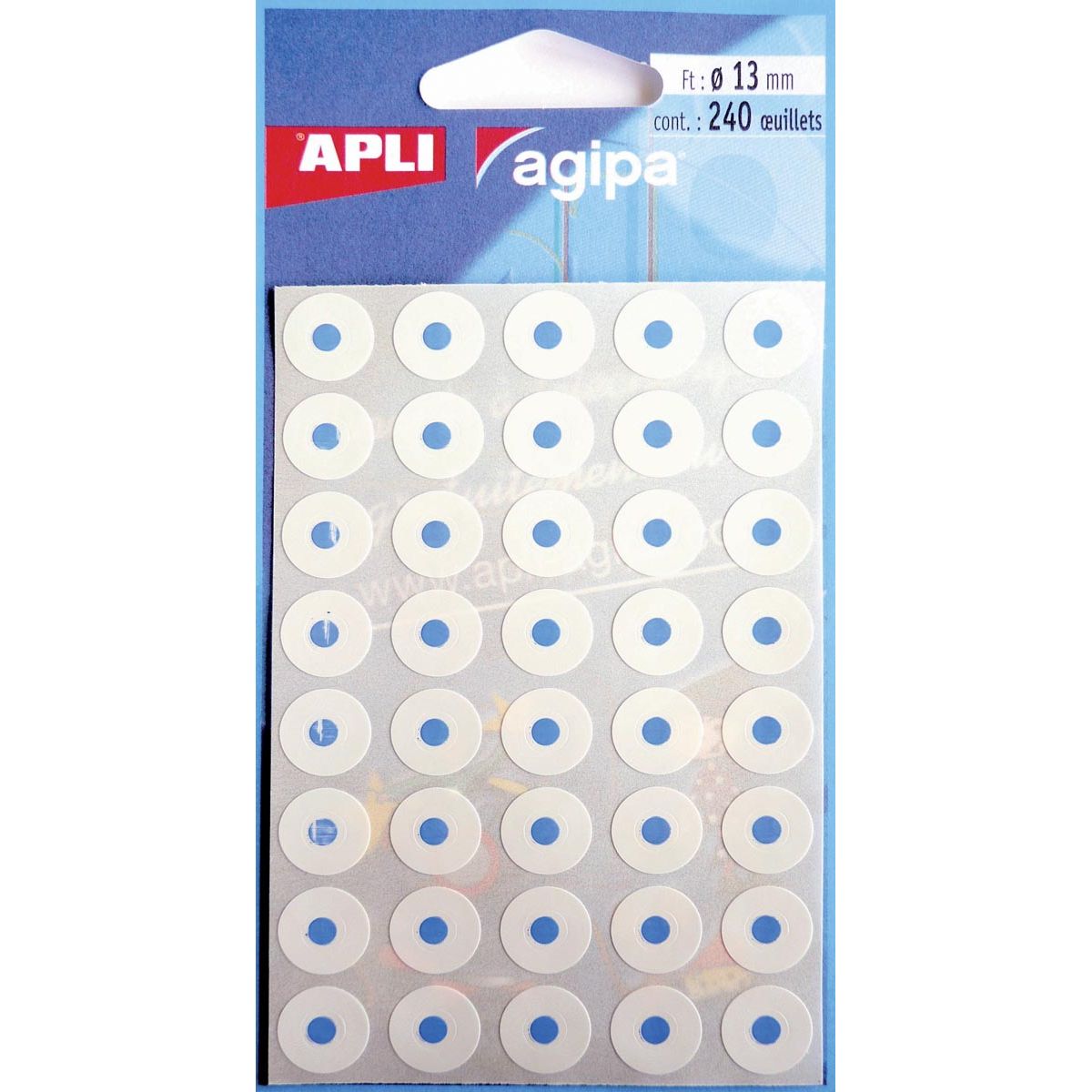 Agipa - anneaux de renfort caisse de 240 pièces