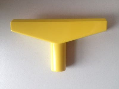 Klika - Pièce en T 90 mm jaune pour profil-1