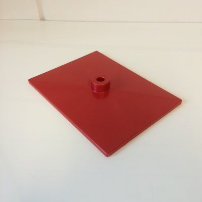 Klika - Fußplatte komplett aus Kunststoff rot