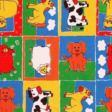 Klika - Geschenkpapier Geschenkpapier Bauernhoftiere 50 cm