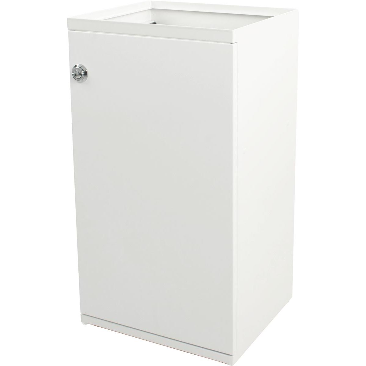 V-part - poubelle modulaire avec porte et support sac 85 l, blanc