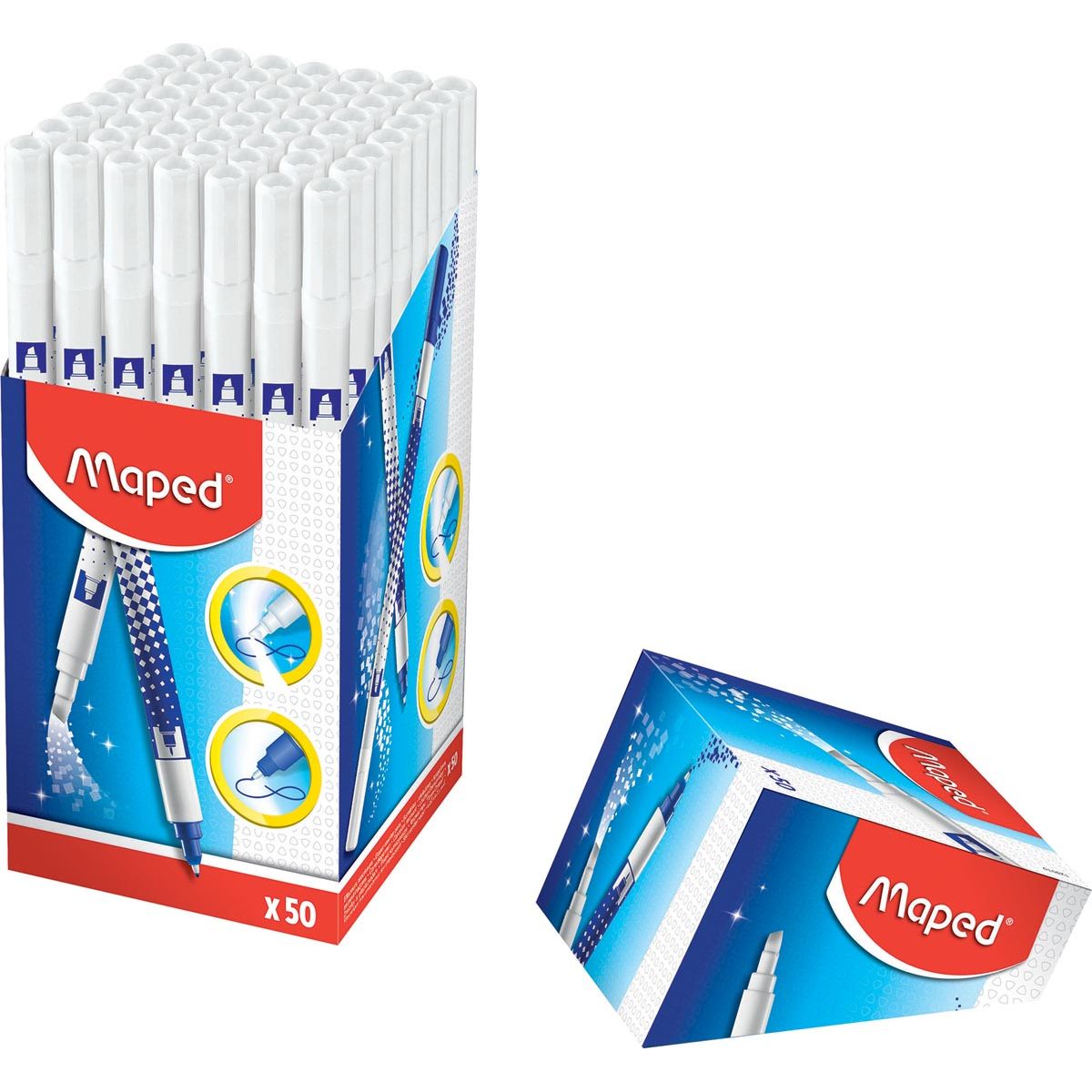 Maped - gomme à encre, pointe biseautée